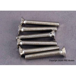 SCREWS, 3x20mm COUNTERSUNK MAC Traxxas