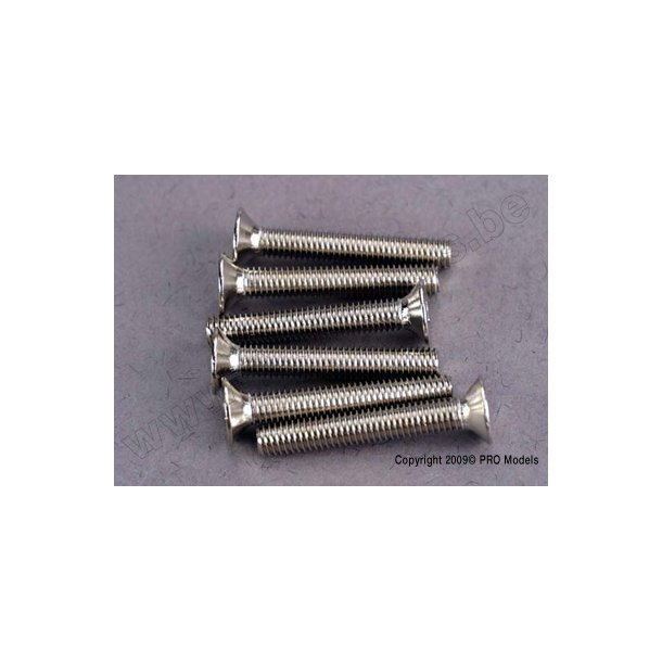 SCREWS, 3x20mm COUNTERSUNK MAC Traxxas