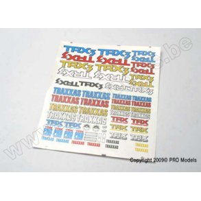 DECALS, TRX-3 Traxxas