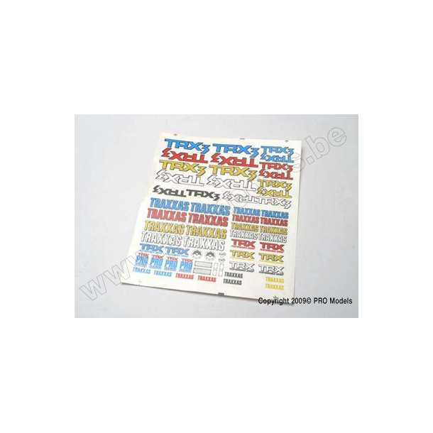 DECALS, TRX-3 Traxxas