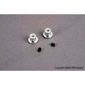 WING BUTTONS (2)/ GRUB SCREWS Traxxas