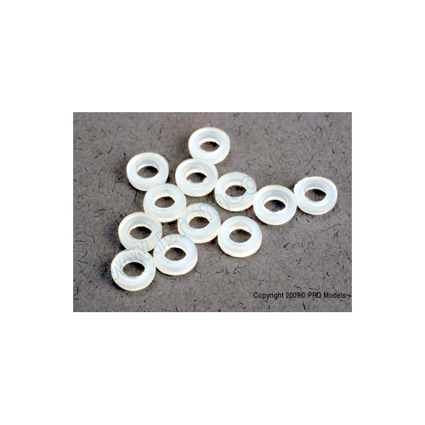 SPACERS, NYLON (3x6x1.5mm) (12 Traxxas