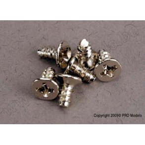 SCREWS 3x6mm COUNTERSUNK SELF- Traxxas