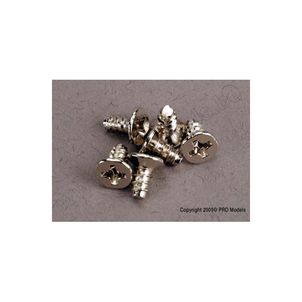 SCREWS 3x6mm COUNTERSUNK SELF- Traxxas