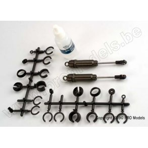 BIG BORE SHOCKS,X-LONG (2)W/O Traxxas