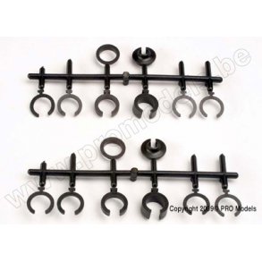 BB SPRNG RET/PRE-LOAD SPACERS Traxxas