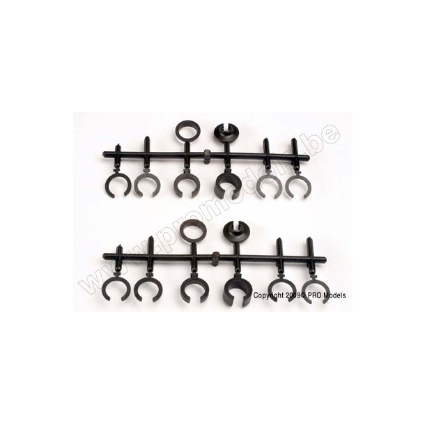 BB SPRNG RET/PRE-LOAD SPACERS Traxxas