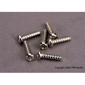 SCREWS 2.6X10mm ROUNDHEAD SELF Traxxas