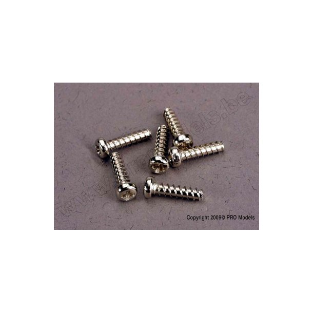 SCREWS 2.6X10mm ROUNDHEAD SELF Traxxas