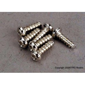SCREWS 2X6mm ROUNDHEAD SELF-TA Traxxas
