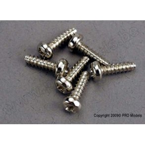SCREWS 3X10mm ROUNDHEAD SELF-T Traxxas