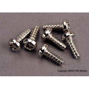 SCREWS 3X8mm ROUNDHEAD SELF-TA Traxxas