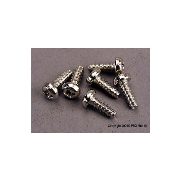 SCREWS 3X8mm ROUNDHEAD SELF-TA Traxxas