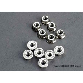 NUTS, 3mm FLANGED (12) Traxxas