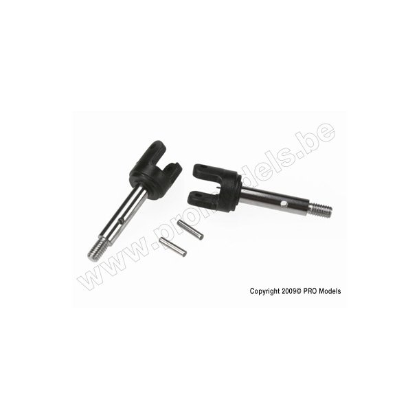 STUB AXLES, REAR (2) Traxxas
