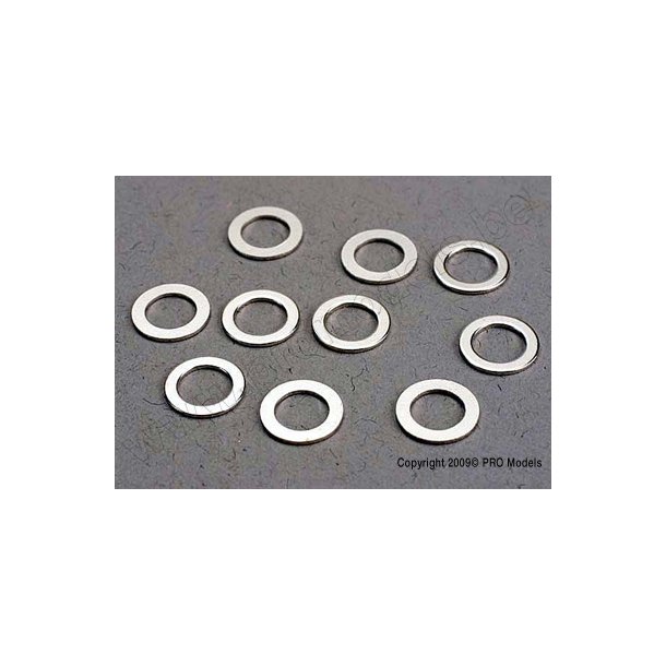WASHERS 5x8 FLAT METAL (10) Traxxas