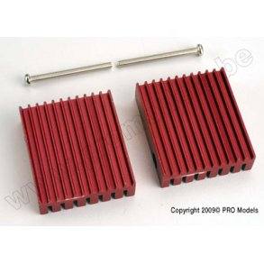 RED HEAT SINK FOR XL-1B Traxxas
