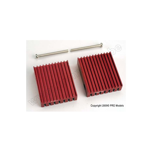 RED HEAT SINK FOR XL-1B Traxxas