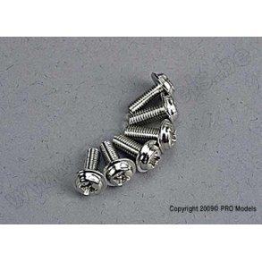 SCREWS, 3x8mm WASHERHEAD MACHI Traxxas