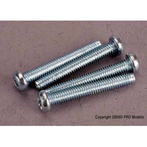 SCREWS, 2.5x19mm ROUNDHEAD MAC Traxxas