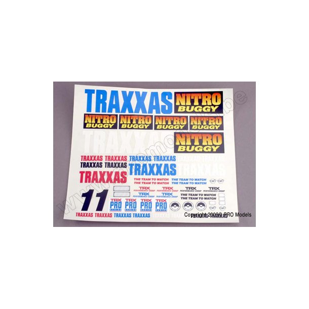 NITRO BUGGY DECALS Traxxas