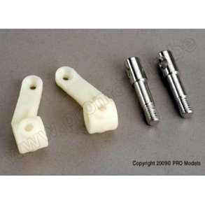 STRG BLKS/STL SPNDLS(F)(2) Traxxas