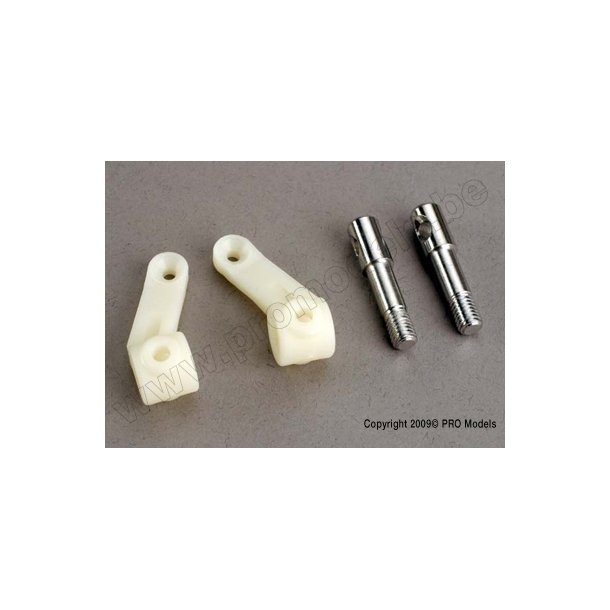 STRG BLKS/STL SPNDLS(F)(2) Traxxas