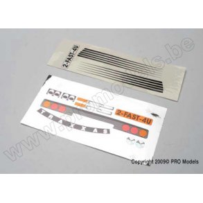 NITRO STREET DECALS Traxxas