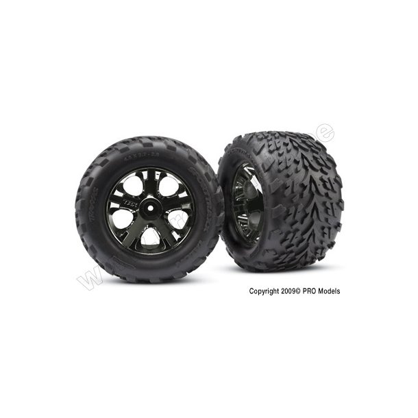 Tires & wheels, assembled, glued (2.8") Traxxas