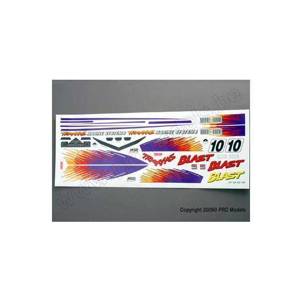 BLAST DECAL SET Traxxas