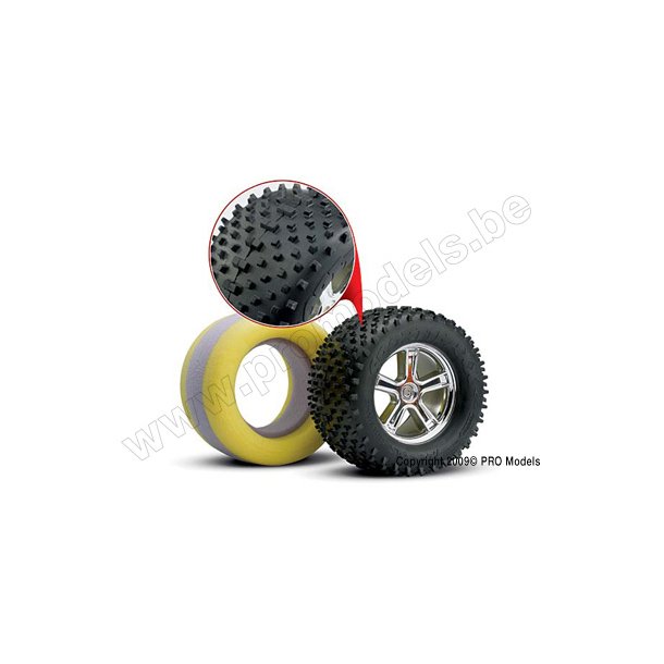 TIRES, SPORTTRAXX  W/ INSERTS( Traxxas