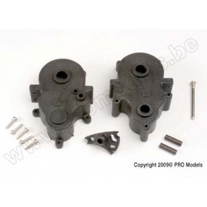 GEARBOX HALVES (F&R)/SCREWS (3 Traxxas