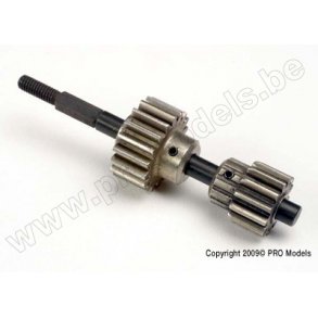 INPUT SHAFT/DRIVE GEAR ASSEMBL Traxxas