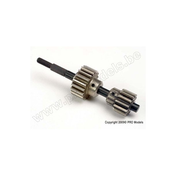 INPUT SHAFT/DRIVE GEAR ASSEMBL Traxxas