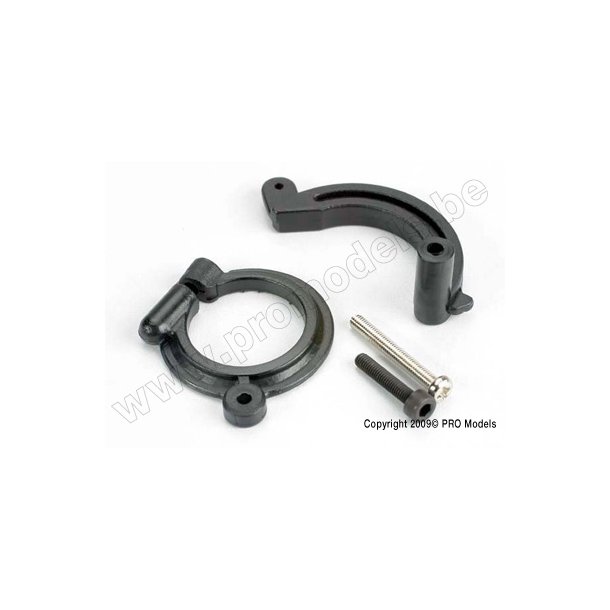 BRAKE BRACKET/BAND/SCREWS Traxxas