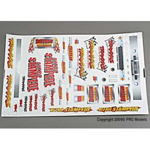 NITRO STAMPEDE DECAL SET Traxxas