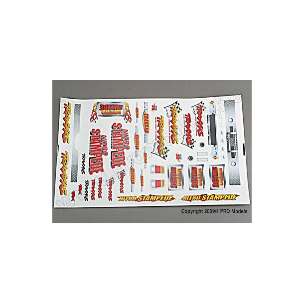 NITRO STAMPEDE DECAL SET Traxxas