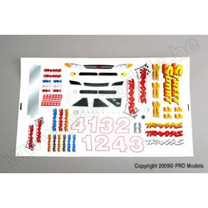 STREET SPORT DECAL SHEET Traxxas