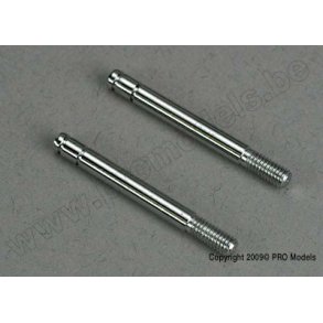 SHOCK SHAFTS CHROME (29MM)(2) Traxxas
