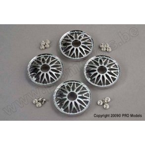BBS TYPE CHROME WHEEL COVERS ( Traxxas