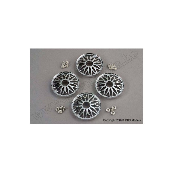 BBS TYPE CHROME WHEEL COVERS ( Traxxas