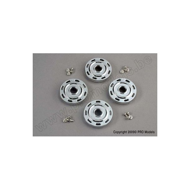 MERCEDES CHROME WHEEL COVERS(4 Traxxas