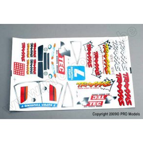4-TEC DECAL SHEET Traxxas