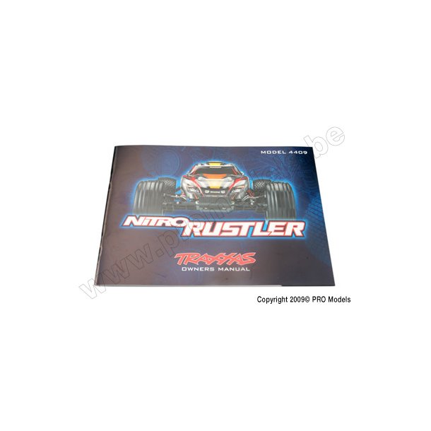 OWNERS MANUAL, NITRO RUSTLER Traxxas