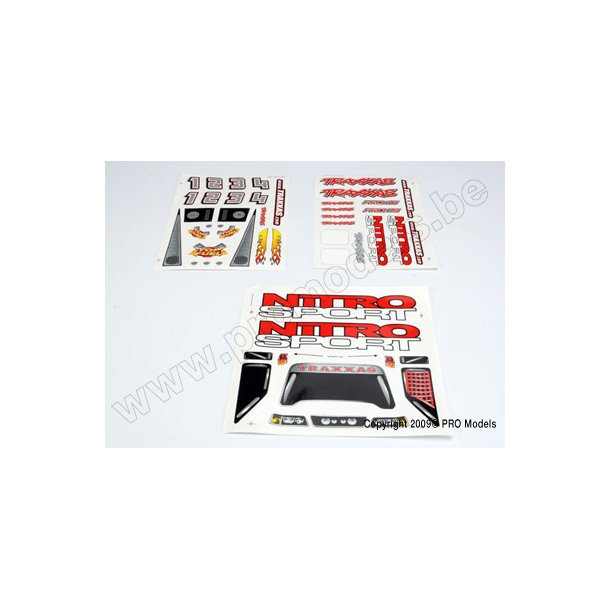 DECAL SHEET, NITRO SPORT Traxxas
