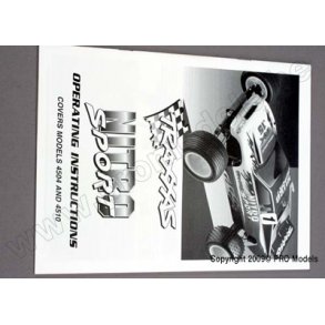NITRO SPORT INSTRUCTIONS Traxxas