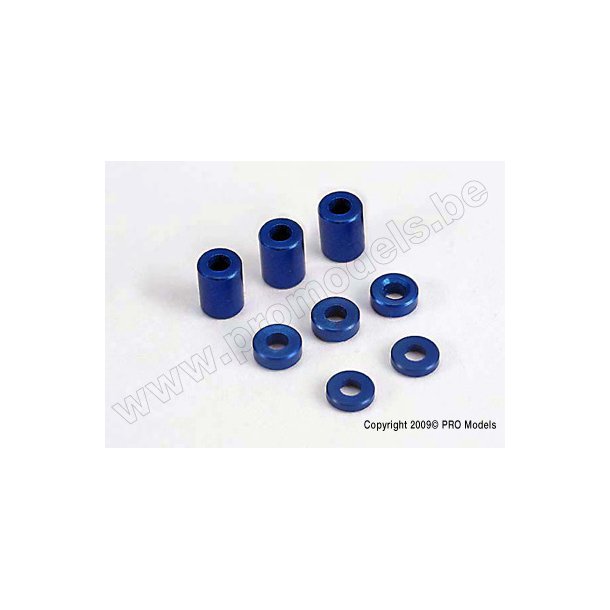 SPACERS, BLUE-ANODIZED, ALUMIN Traxxas