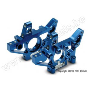 BULKHEADS,REAR(ALUM-BLUE) Traxxas
