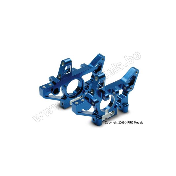 BULKHEADS,REAR(ALUM-BLUE) Traxxas