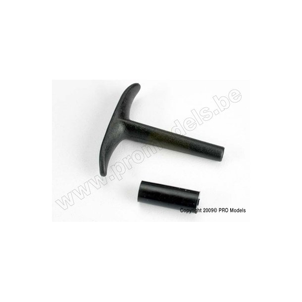 Pull handle, recoil starter/ shock absorber (TRX 2.5, 2.5R) Trax